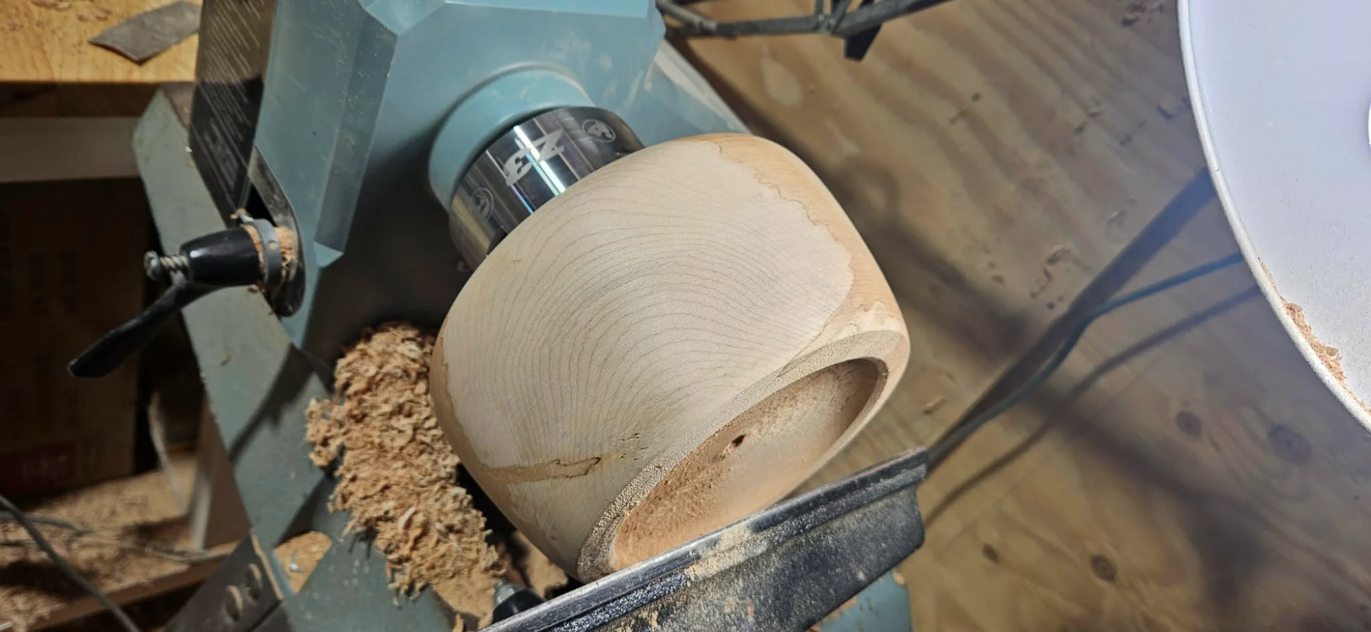 Bowl on lathe